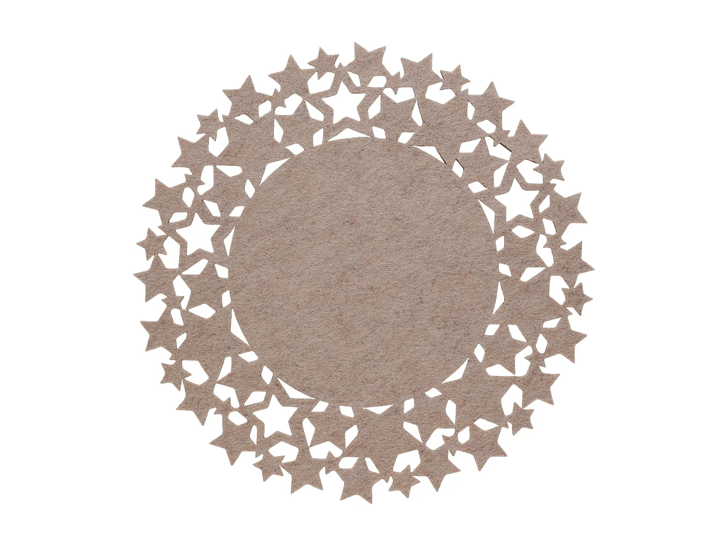 Dekoratives Tischset Stille Beige 38 cm