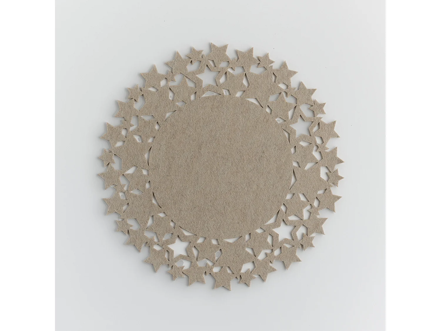 Dekoratives Tischset Stille Beige 38 cm