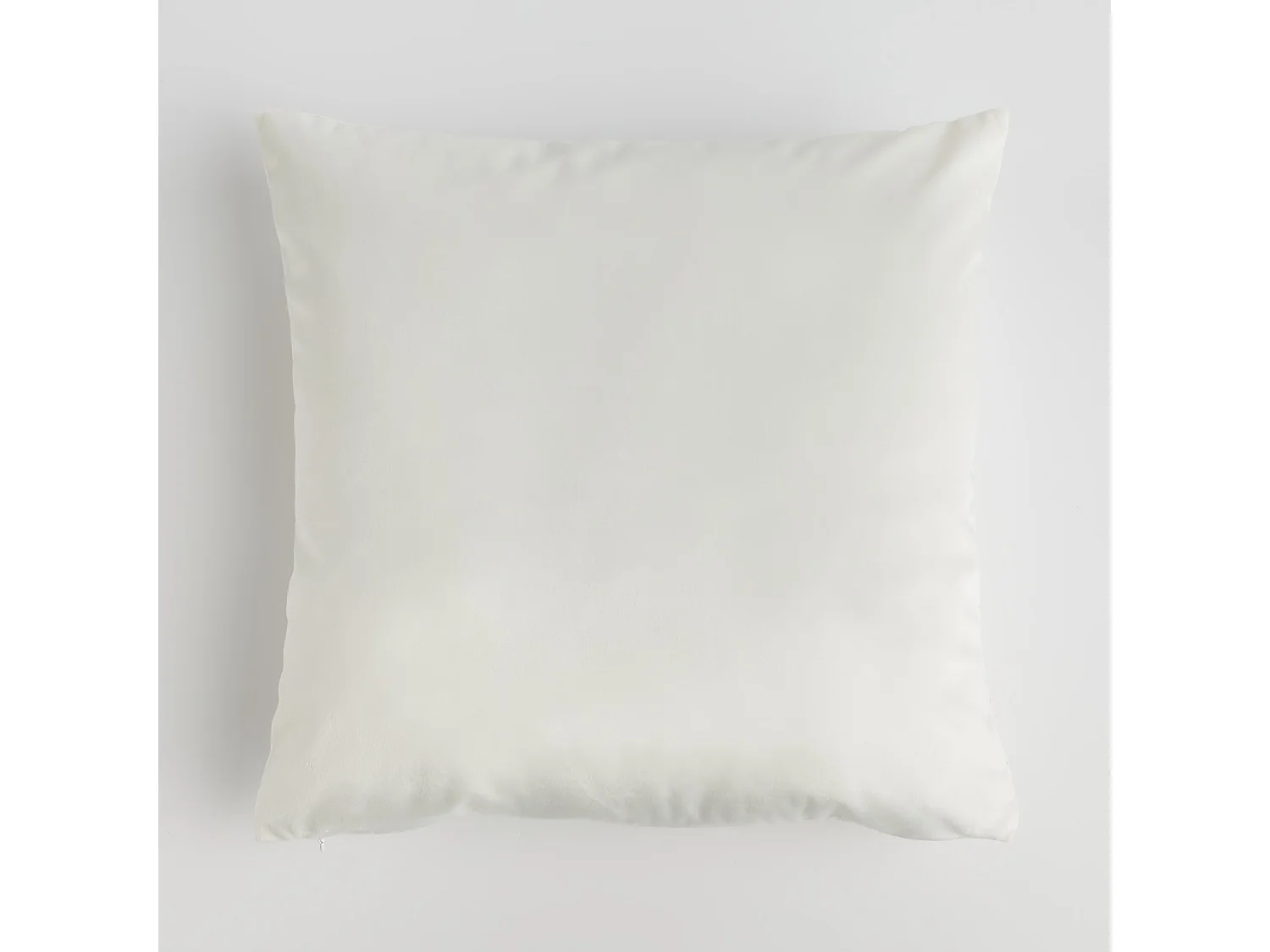 Bedruckte Kissenhülle Tenemis mittelweiß 45 x 45cm