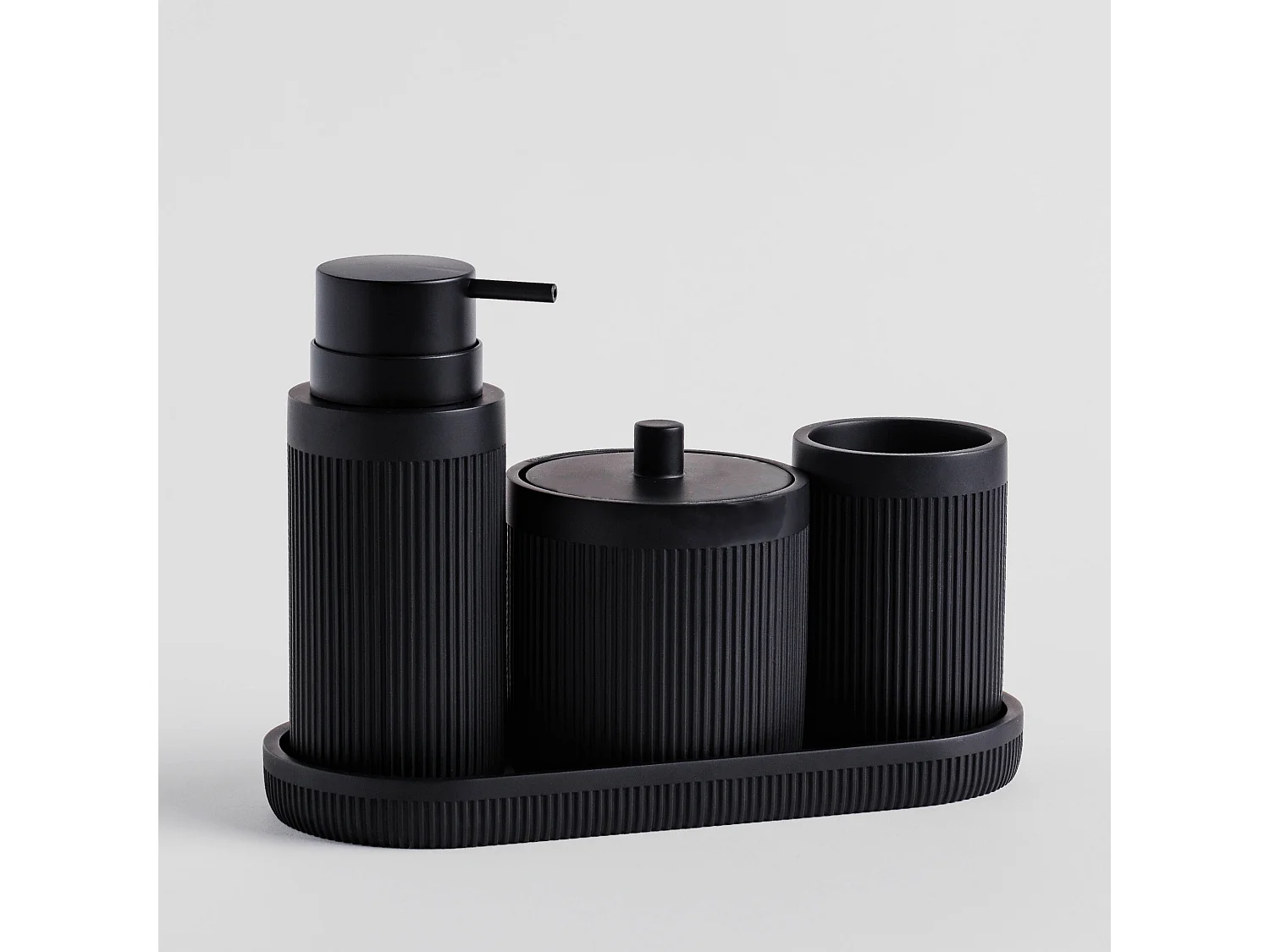 Badspender Maya 17 x 7 Mittelschwarz