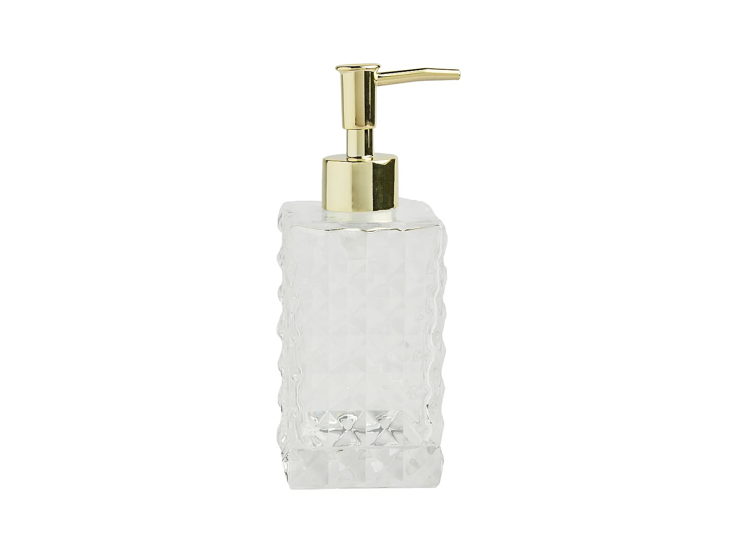 Distributeur De Salle De Bains Sara Moyennement Transparent 16.5 x 6.8 x 6.8