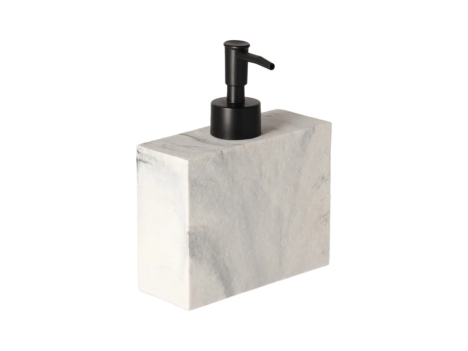 Distributeur De Salle De Bains Piedra Blanc Moyen 15.5 x 5 x 13