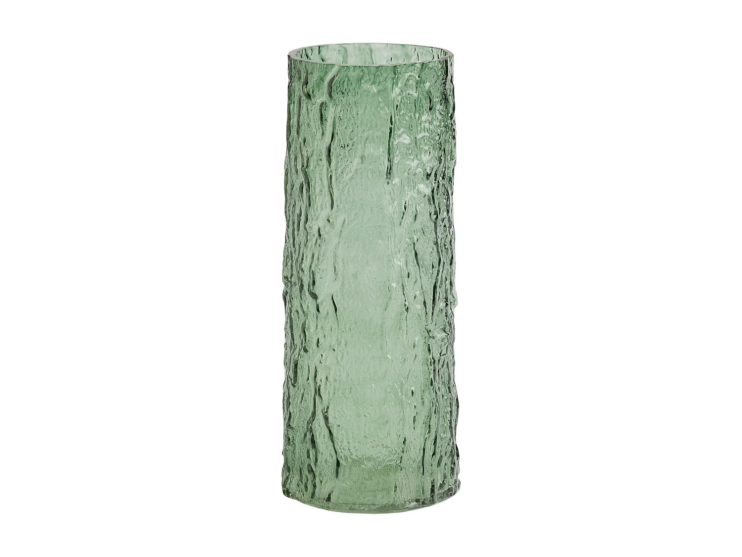 Vase Texturios vert foncé 29 x 10.5