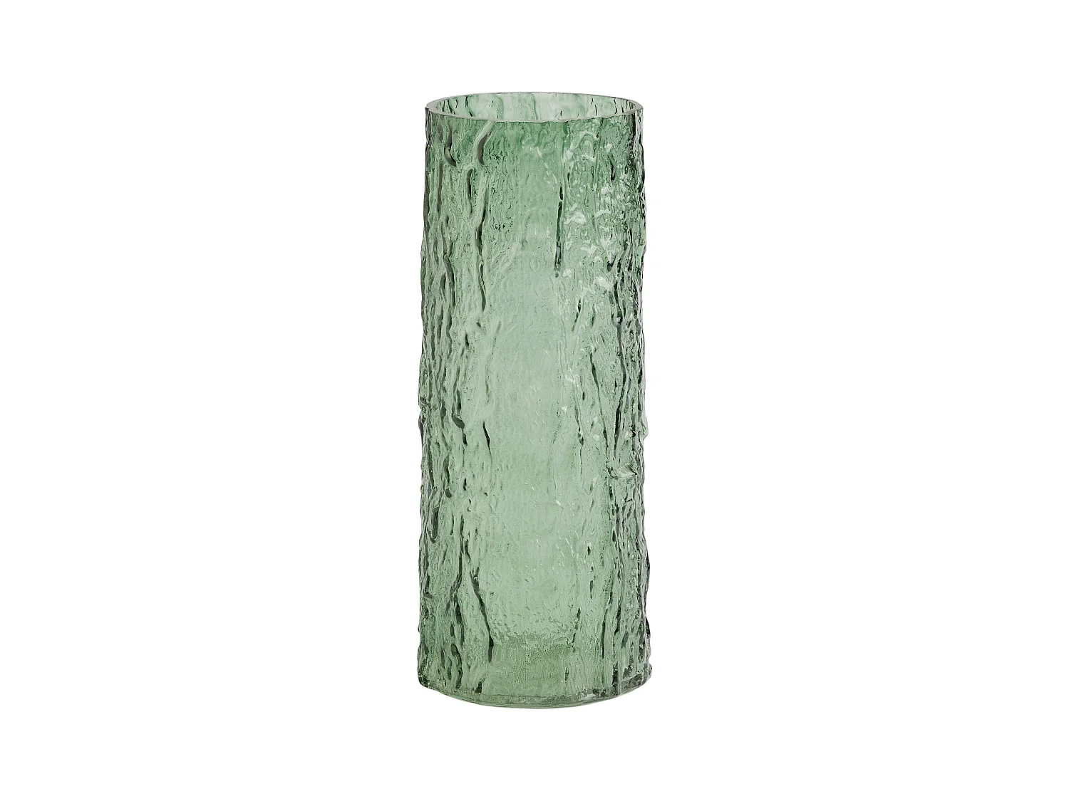 Vase Texturios vert foncé 29 x 10.5