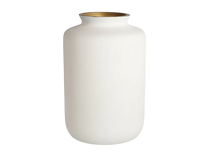 Vase Vini mittelweiß 32 x 22 Glas