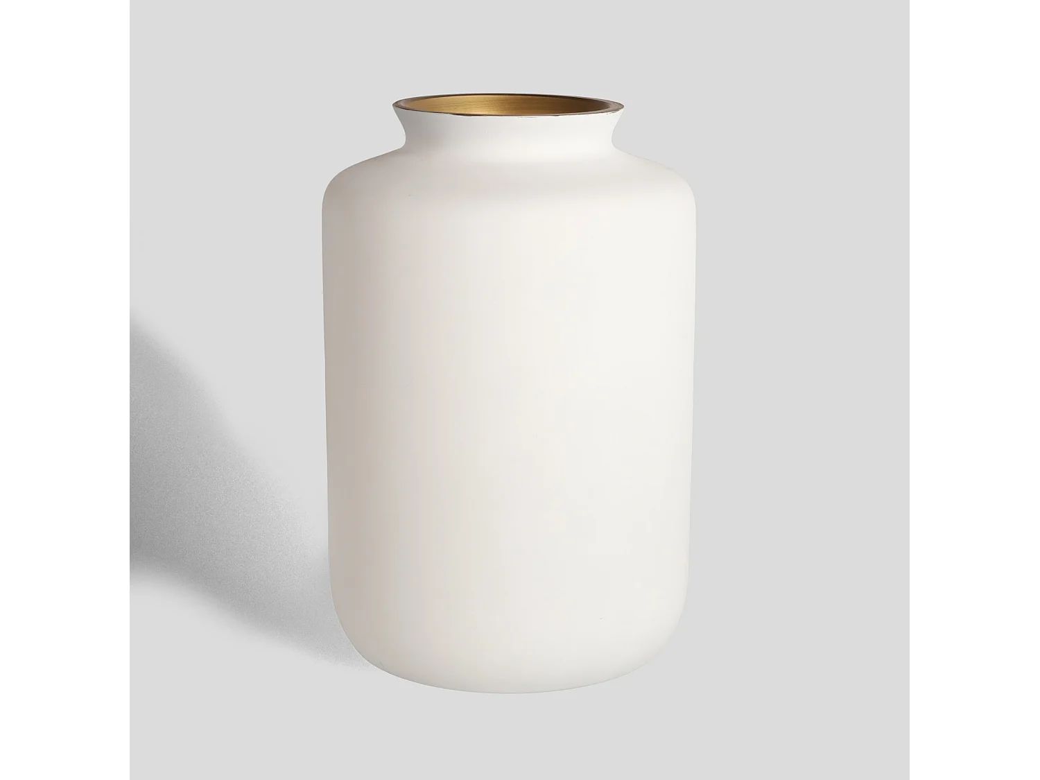 Vase Vini mittelweiß 32 x 22 Glas