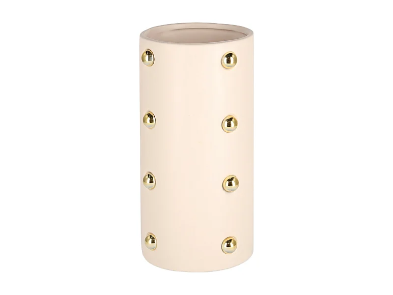 Vase Boka mittleres Beige 25x12,5 cm