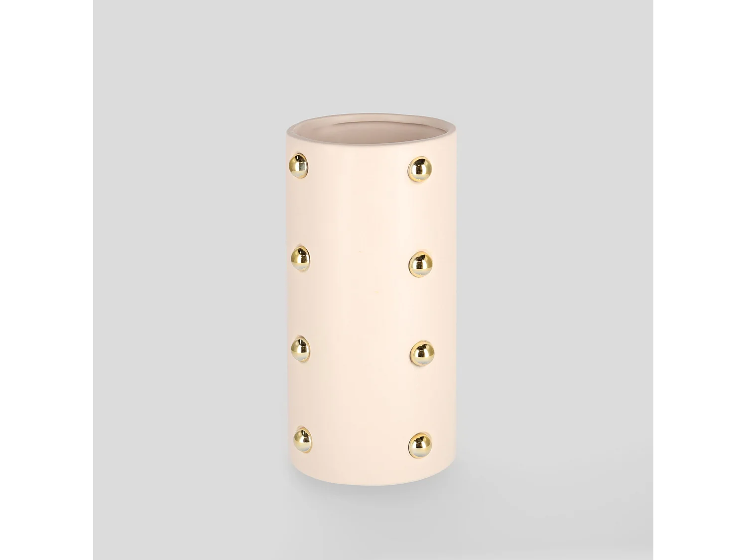 Vase Boka mittleres Beige 25x12,5 cm