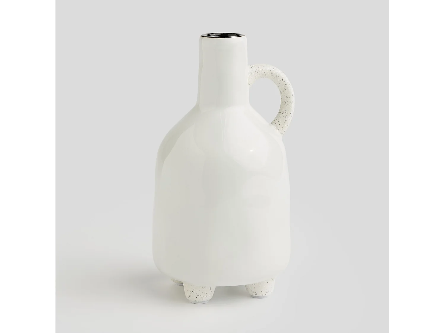 Vase Flaving mittelweiß 20 x 11 x 11.5