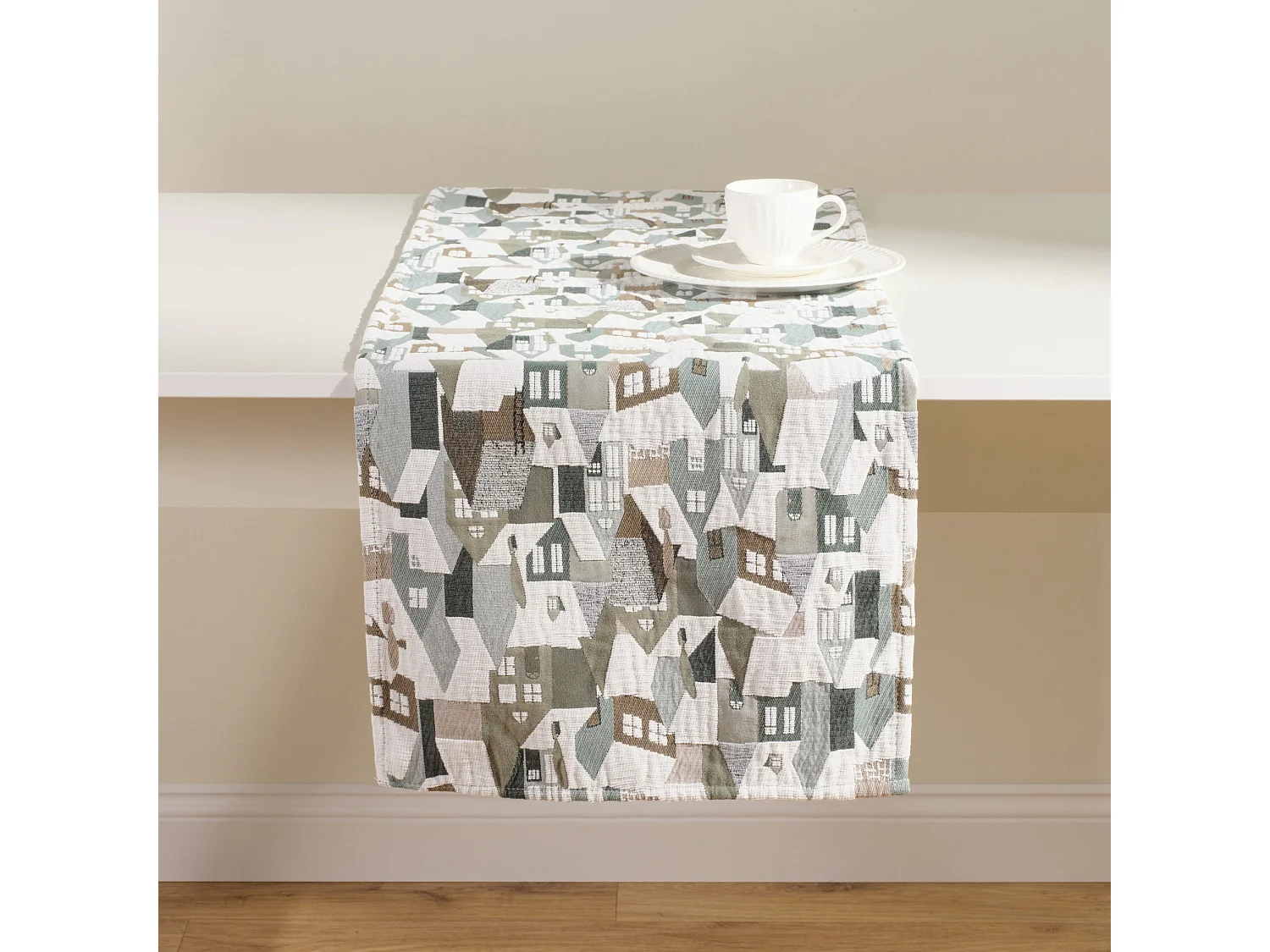 Tischläufer Tromoso mittelgrün 40x180 cm