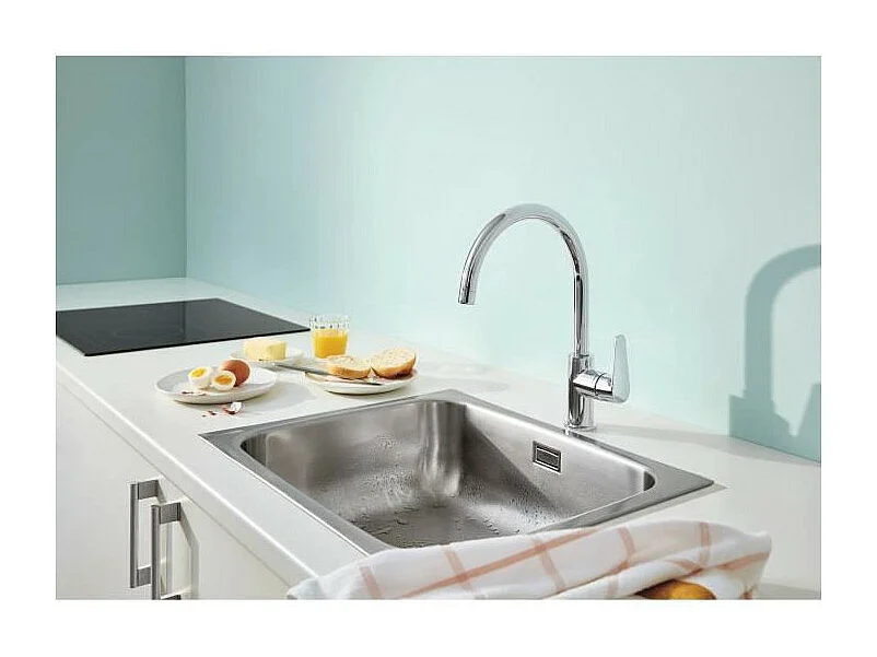 Miscelatore monocomando per lavello GROHE Start Curve Quickfix cromato