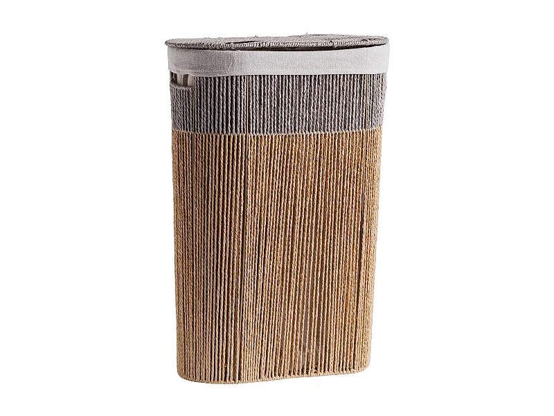 Wäschekorb Isles mittelgrau 60L