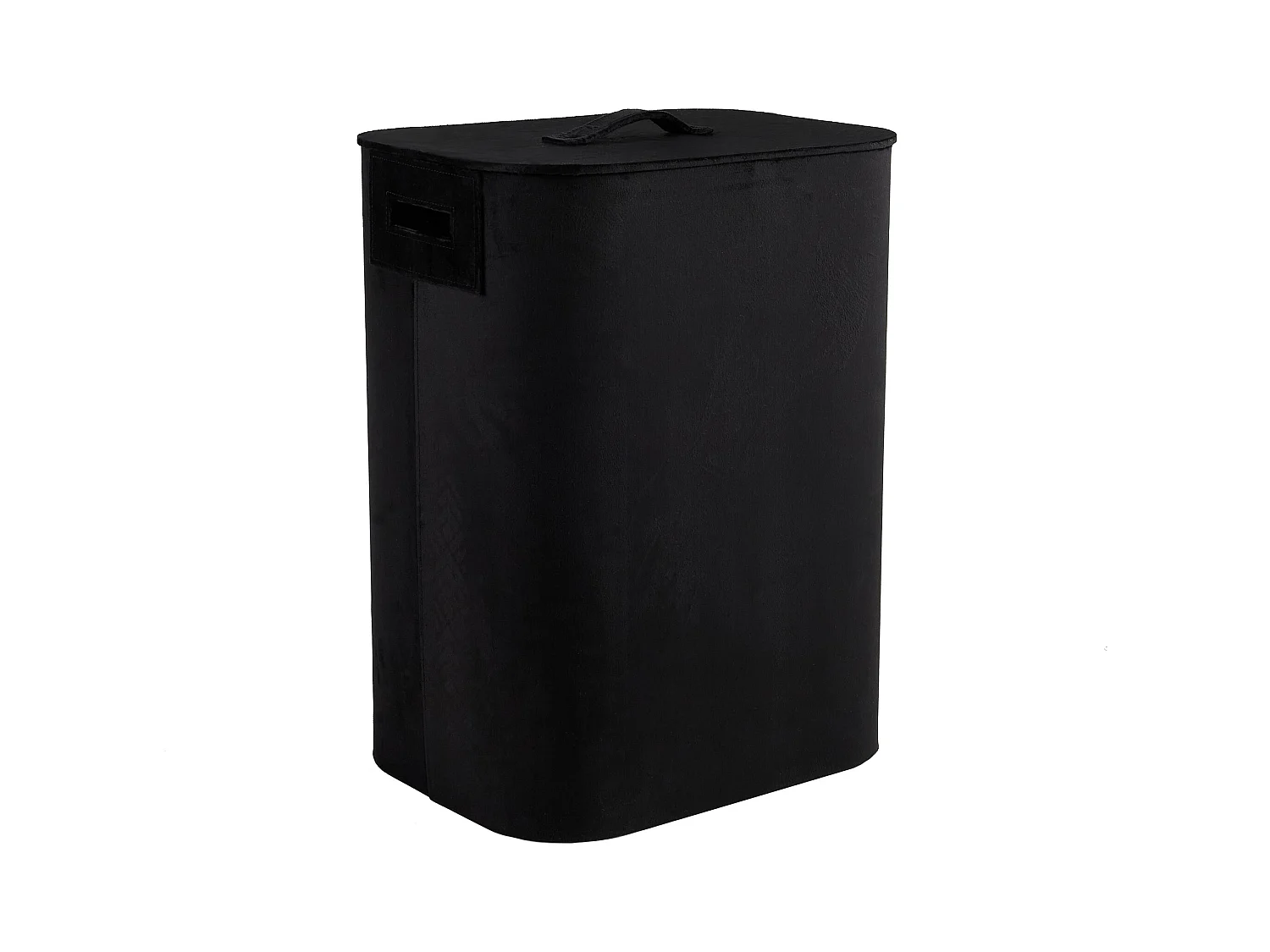 Wäschekorb Lantos mittelschwarz 56 x 32 x 43.5