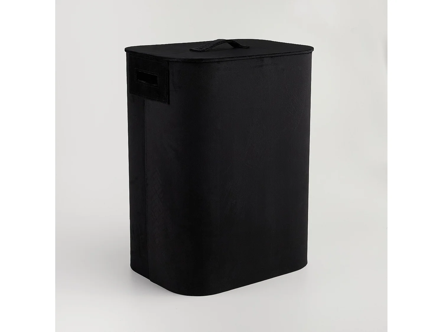 Wäschekorb Lantos mittelschwarz 56 x 32 x 43.5