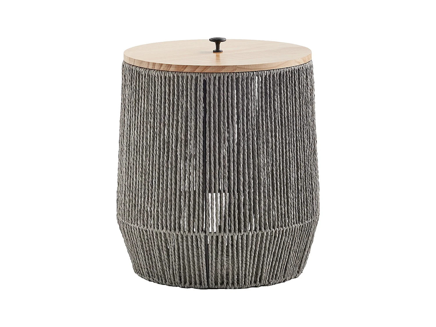 Wäschekorb Anielii mittelgrau 40 x 34 cm