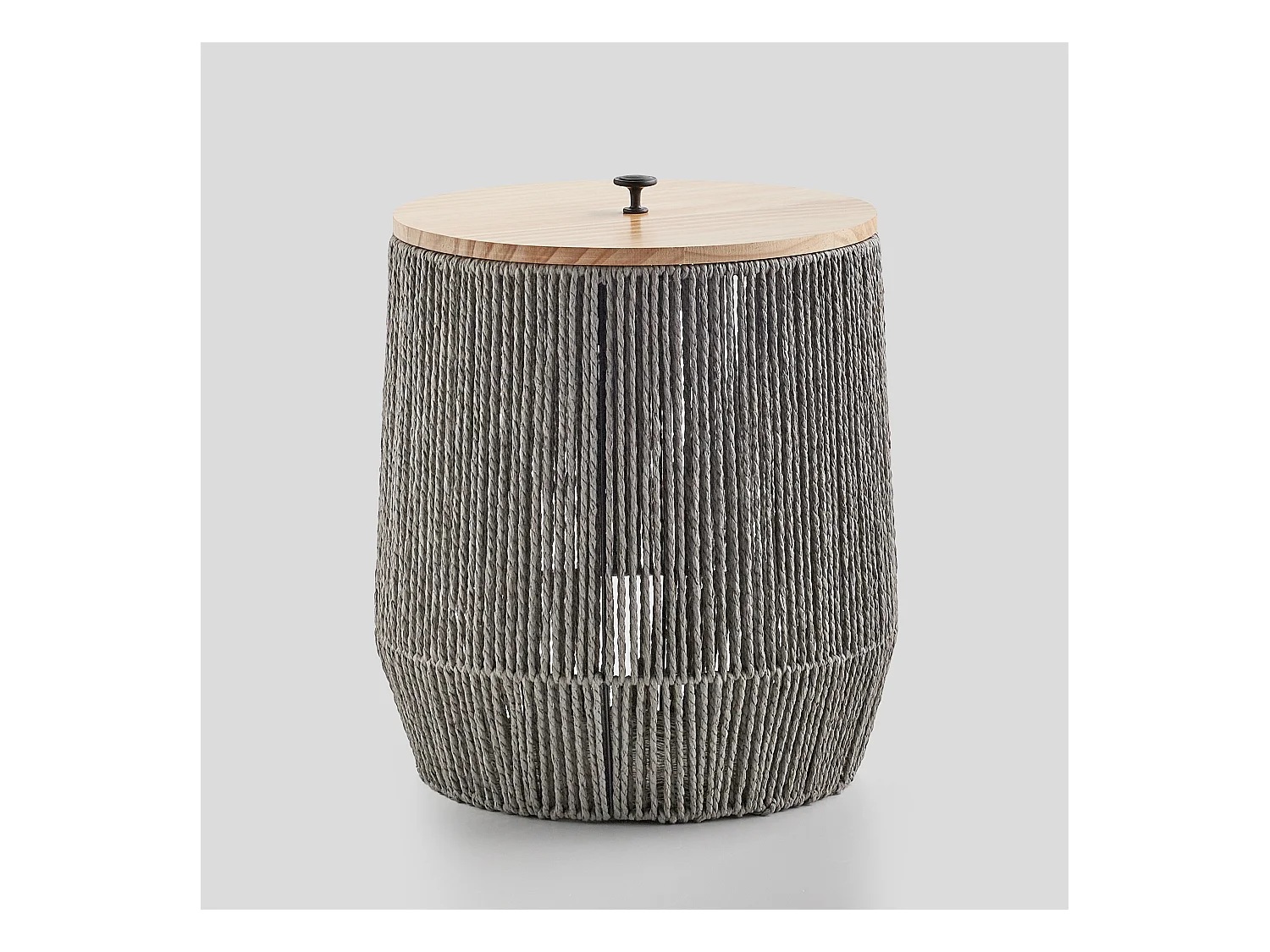 Wäschekorb Anielii mittelgrau 40 x 34 cm