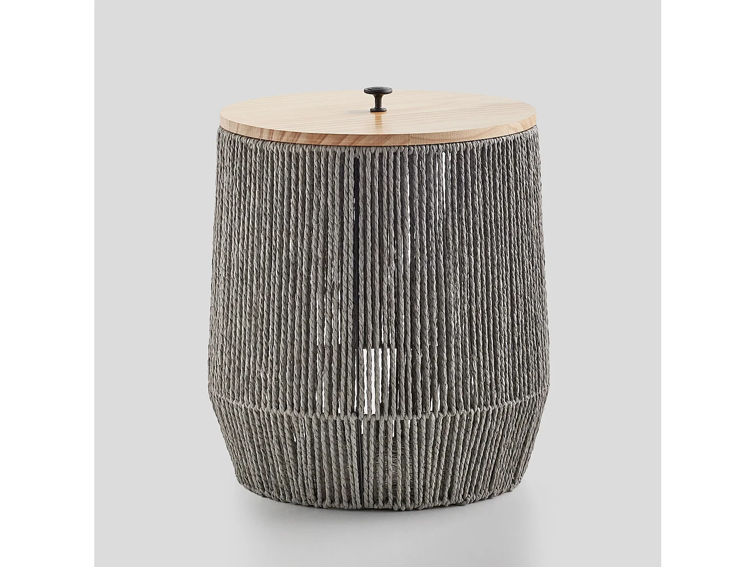 Wäschekorb Anielii mittelgrau 40 x 34 cm