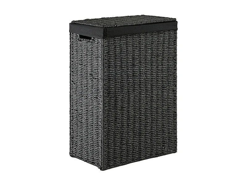 Wäschekorb Zabel mittelschwarz 55.5 x 38 x 22