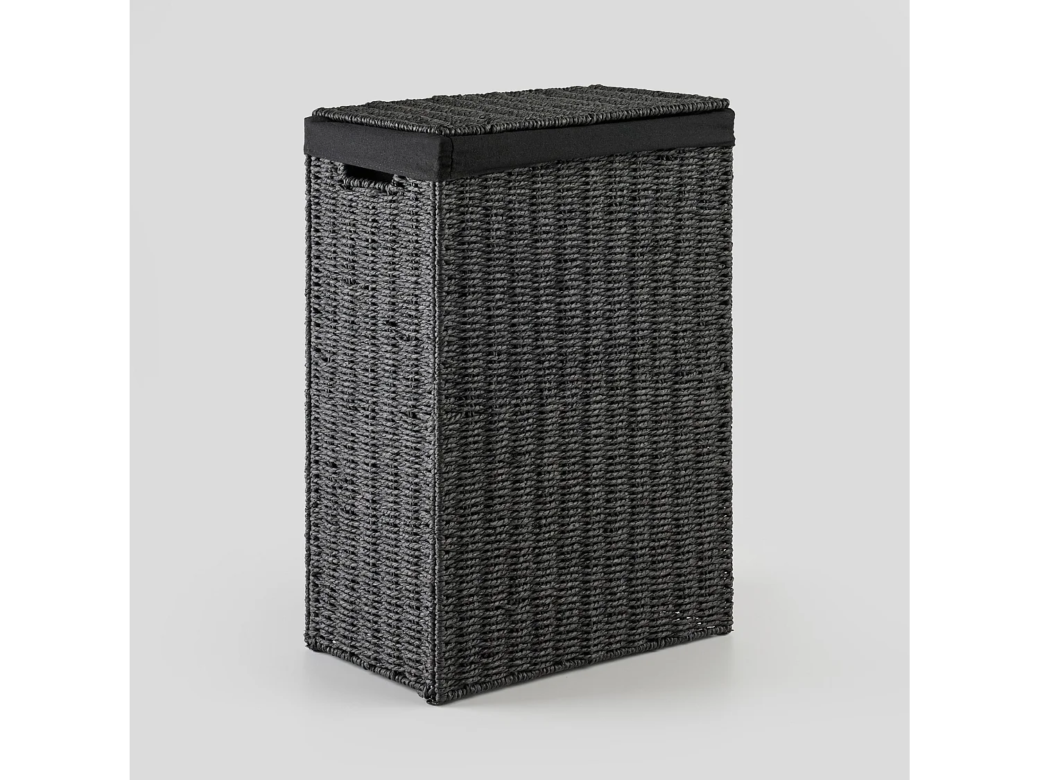 Wäschekorb Zabel mittelschwarz 55.5 x 38 x 22