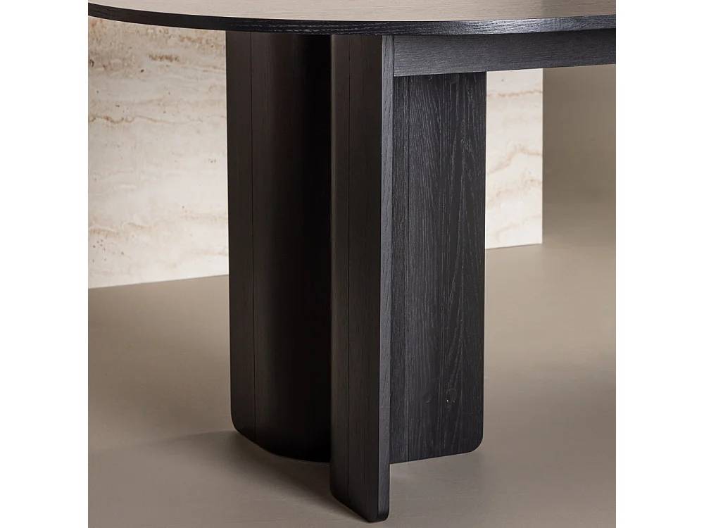 Table à Manger Design "Tyreso" 220cm Noir
