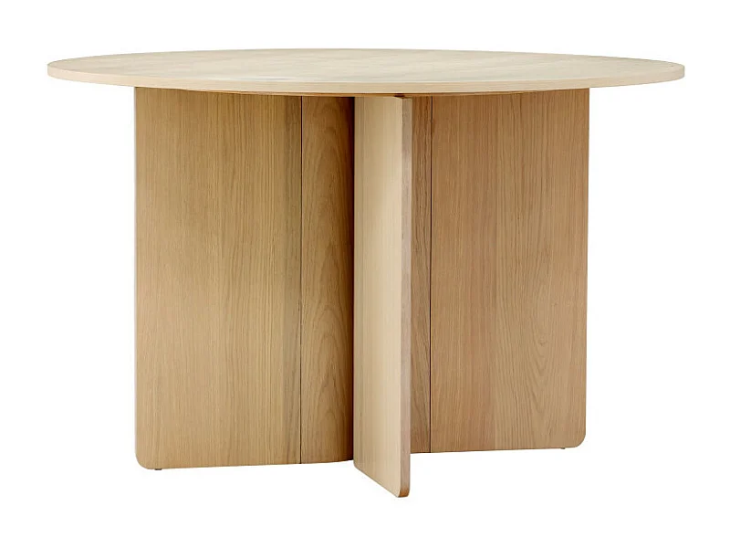 Table à Manger Ronde "Tyreso" 120cm Naturel