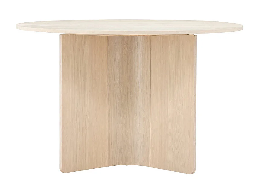 Table à Manger Ronde "Tyreso" 120cm Naturel