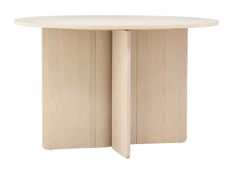 Table à Manger Ronde "Tyreso" 120cm Naturel