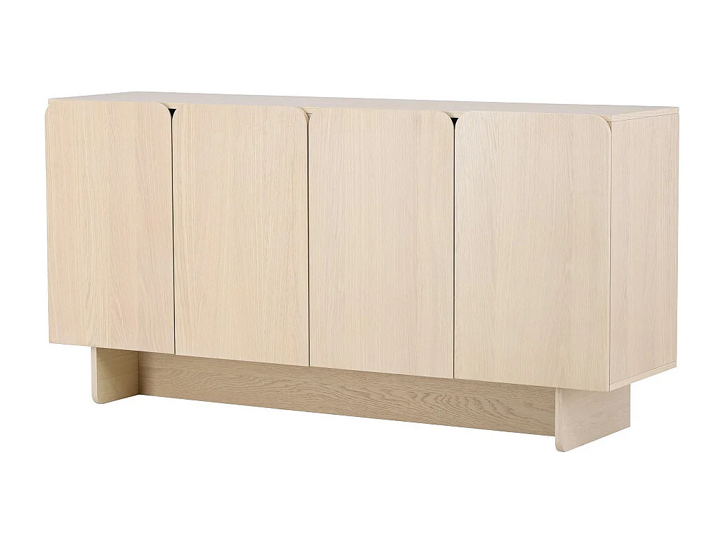 Tyreso - Buffet 4 portes en bois L160cm - Bois clair