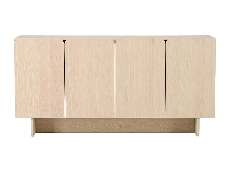 Tyreso - Buffet 4 portes en bois L160cm - Bois clair