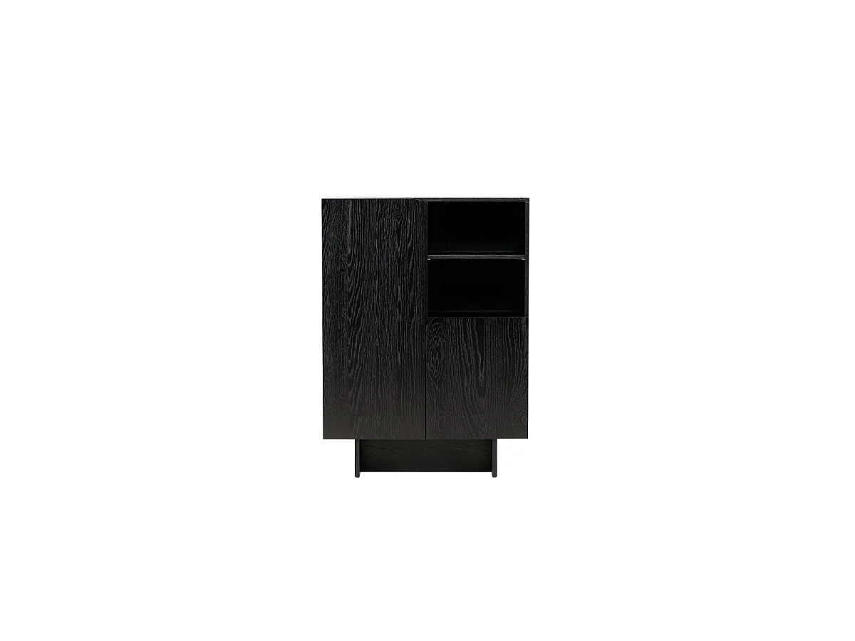 Bahut Haut Design "Tyreso" 110cm Noir