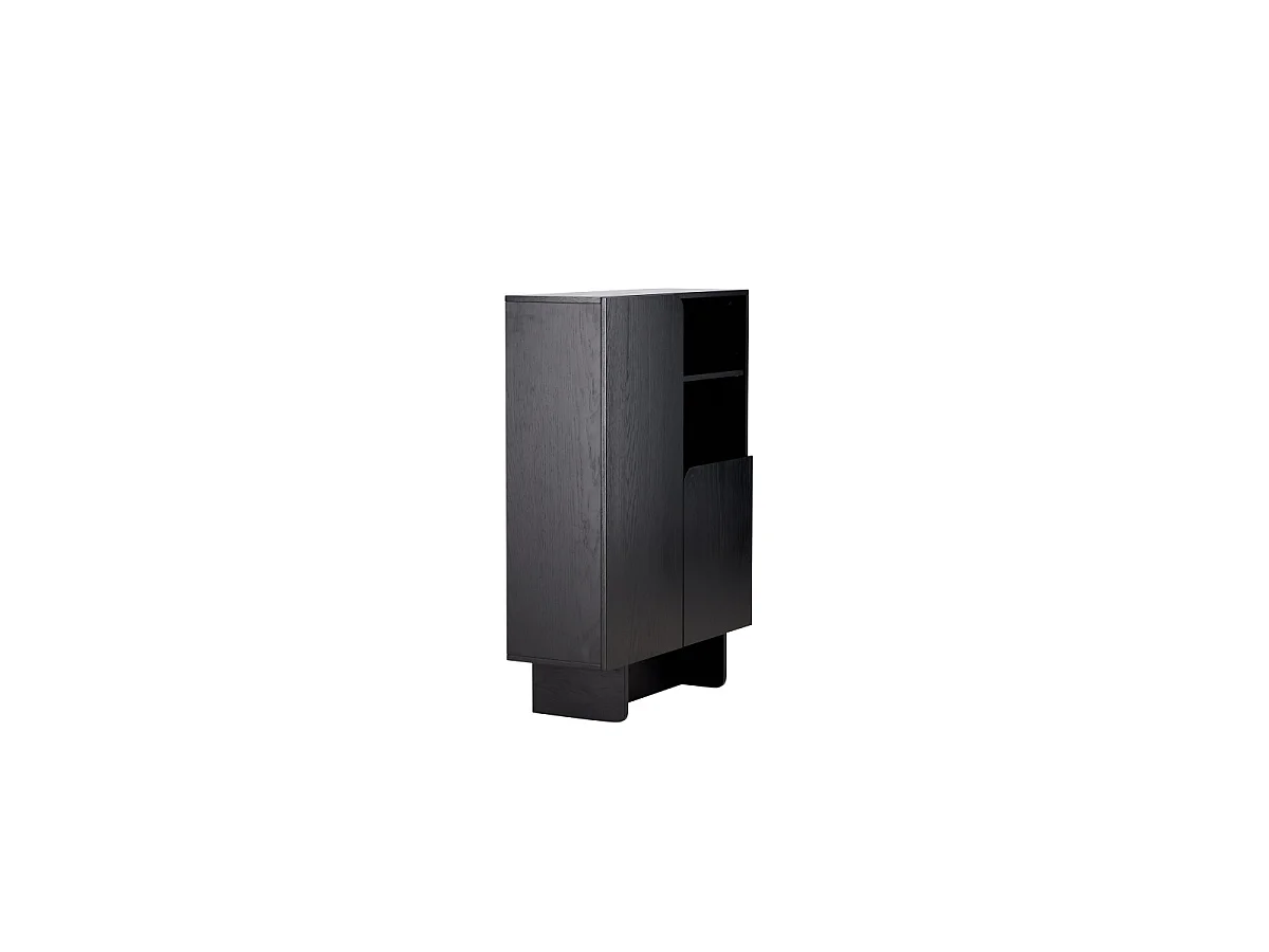 Bahut Haut Design "Tyreso" 110cm Noir