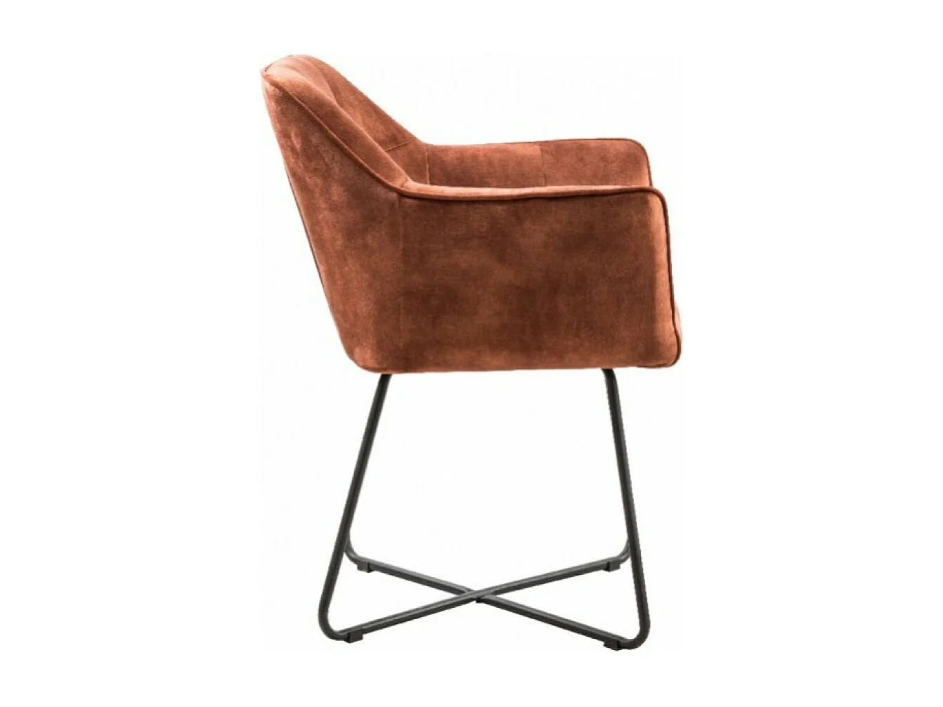 Stuhl Piker/Stoffbezug/Braun