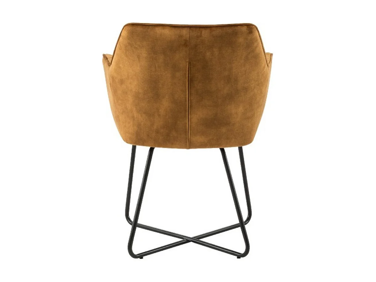 Sedia Piker/Tessuto/Arancia