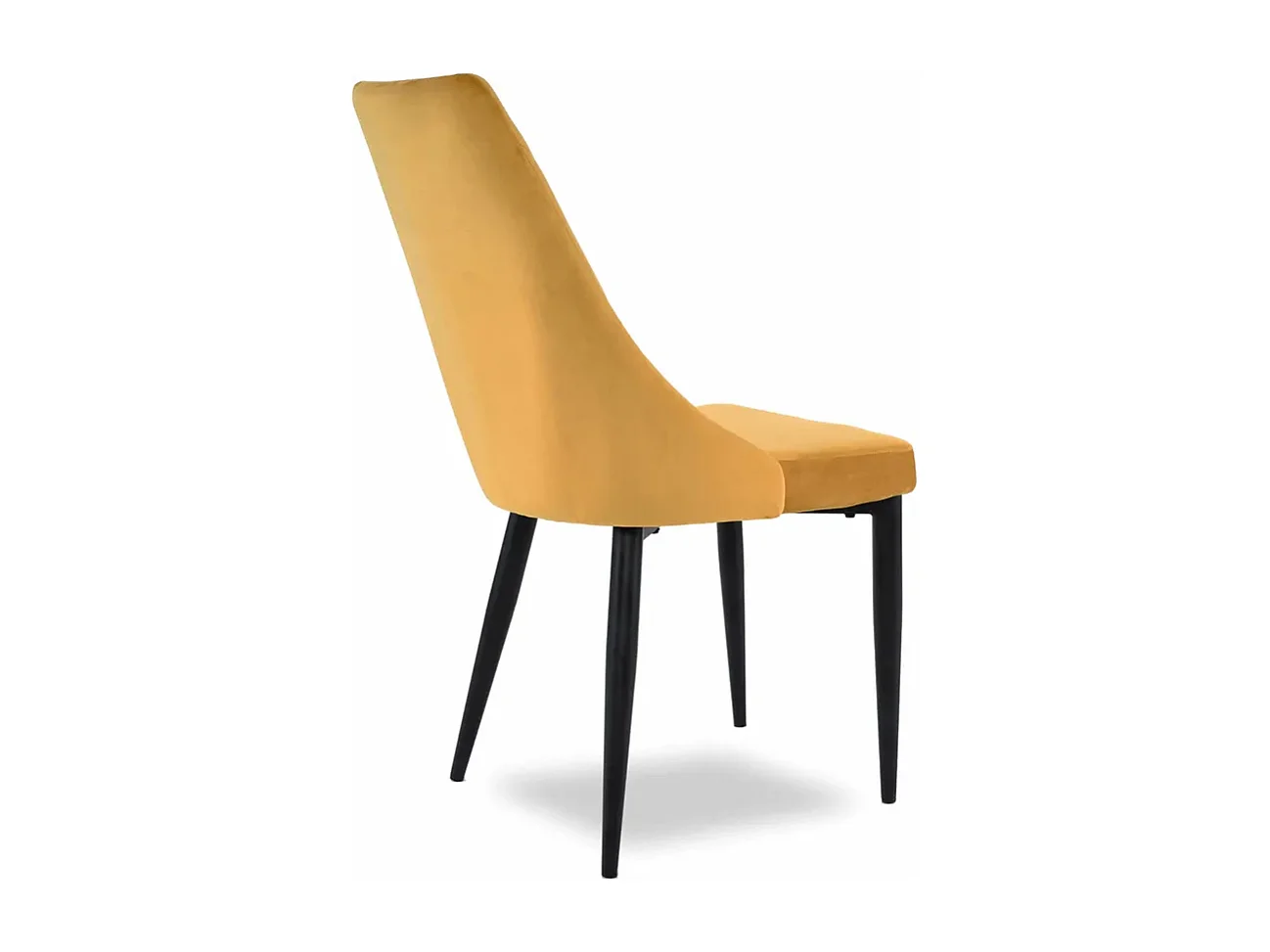 Chaise Pearl/Tissu-Velorus/Jaune