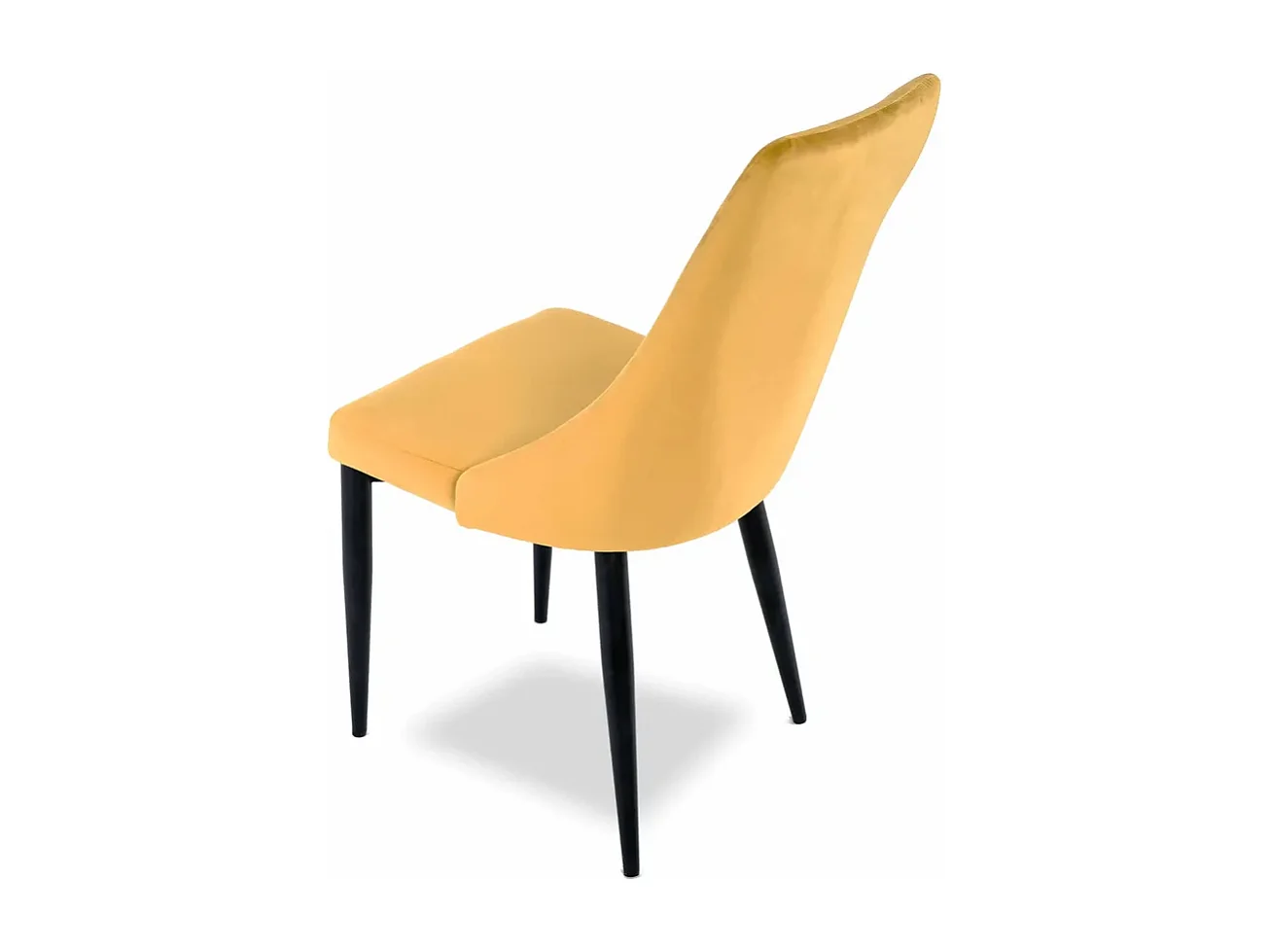 Chaise Pearl/Tissu-Velorus/Jaune