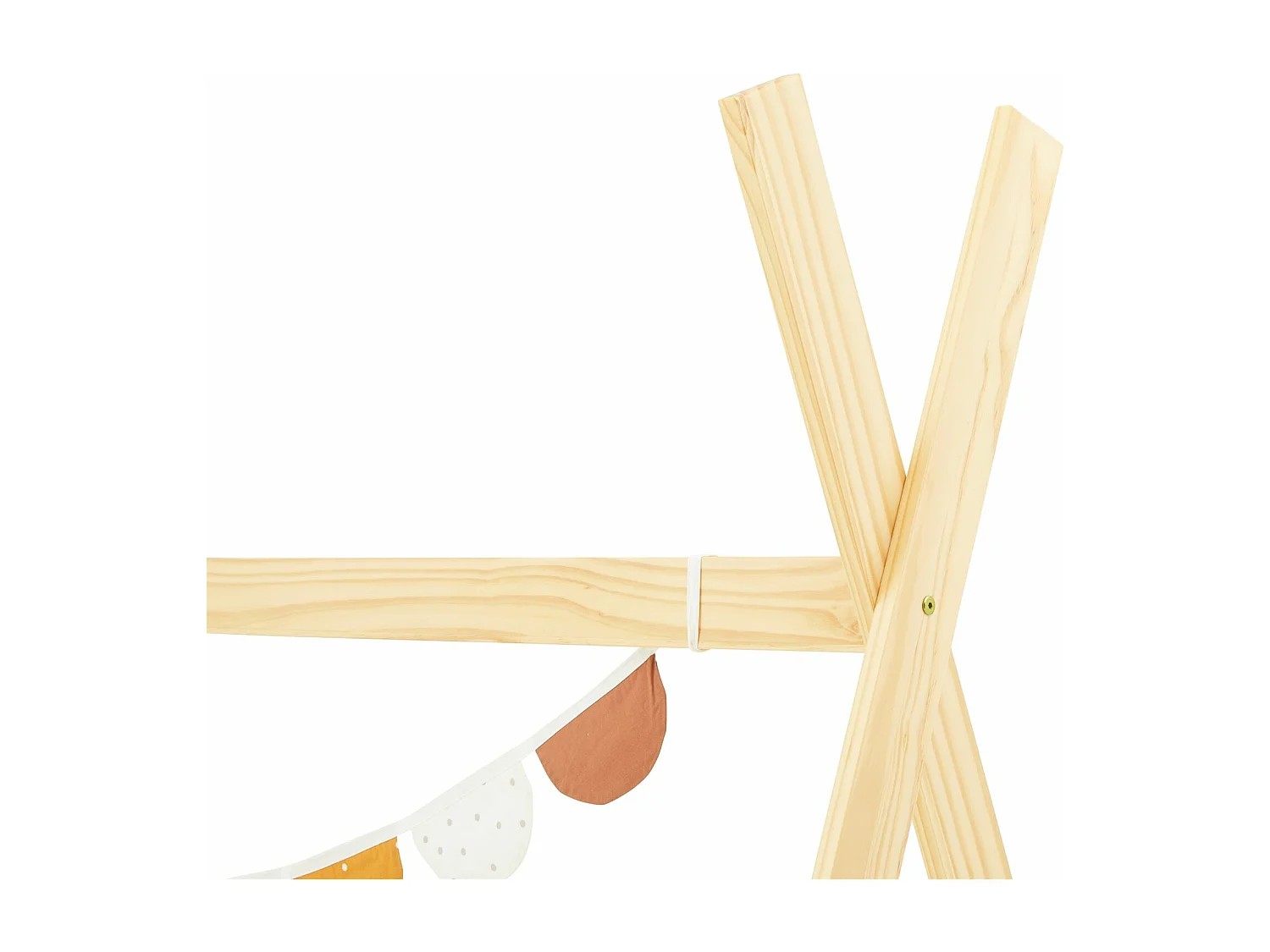 Lit montessori tipi ELIN, 90 x 190 cm lit cabane enfant en pin massif vernis naturel