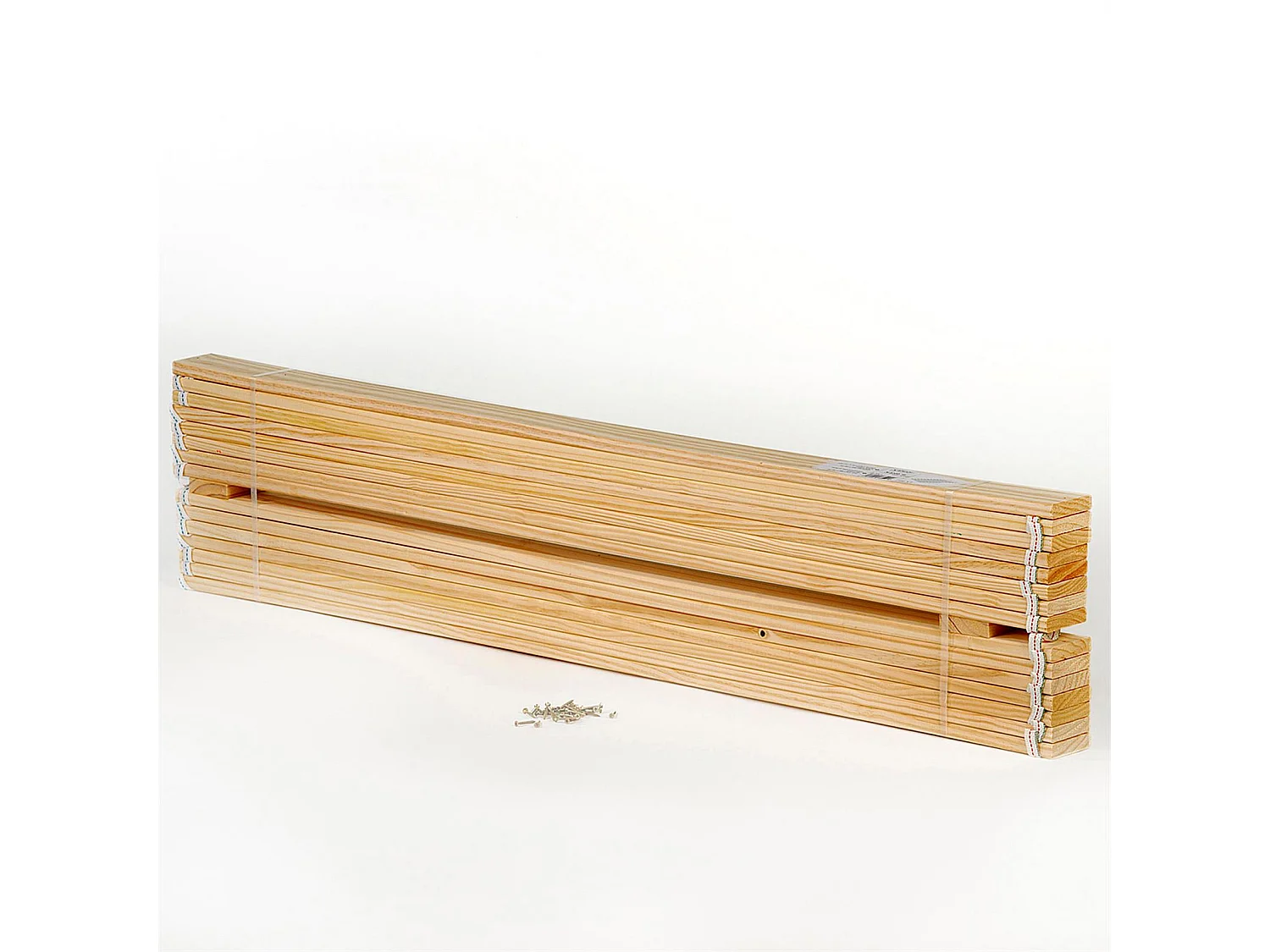 Sommier en pin massif 15 lattes sans cadre couchage 140x200 cm