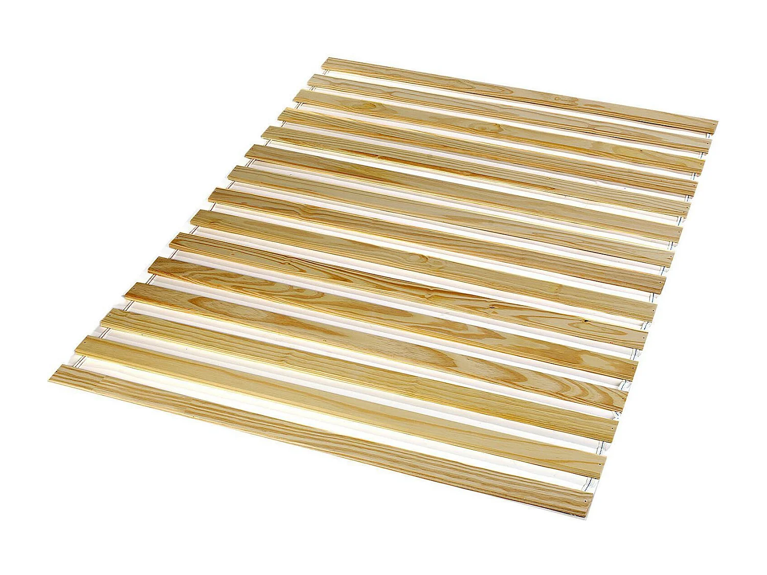 Sommier en pin massif 15 lattes sans cadre couchage 140x200 cm