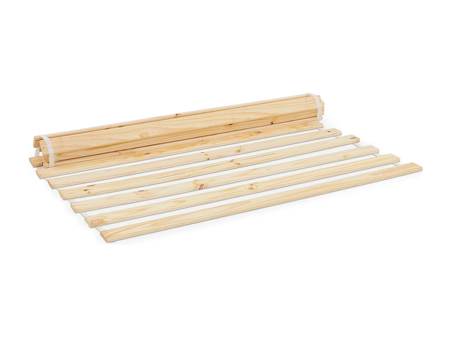 Sommier en pin massif 15 lattes sans cadre couchage 140x200 cm