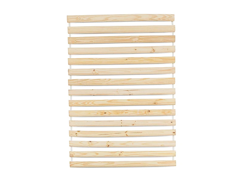 Sommier en pin massif 15 lattes sans cadre couchage 140x200 cm