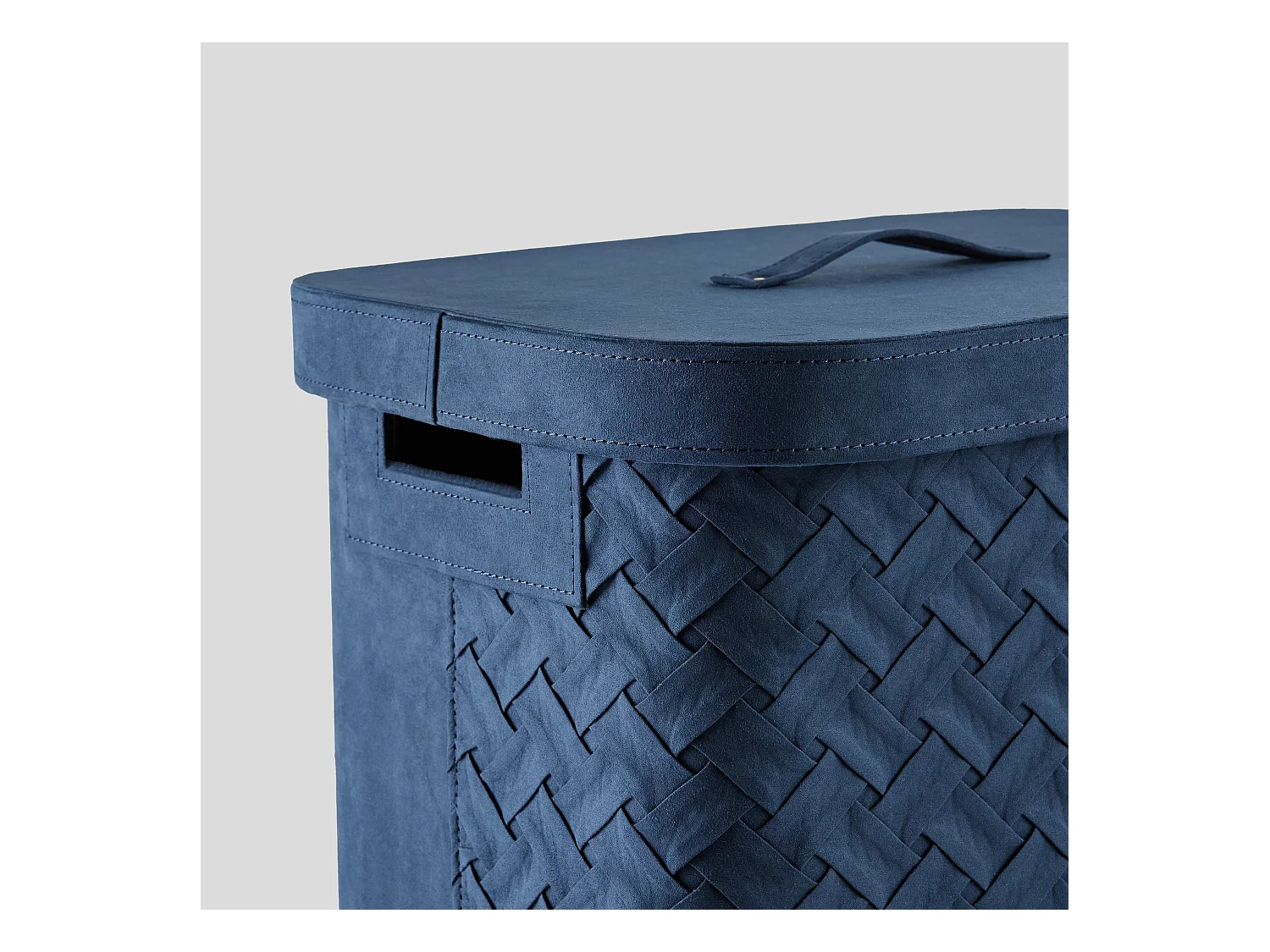 Wäschekorb Babtistin Dunkelblau 57 x 35 x 45