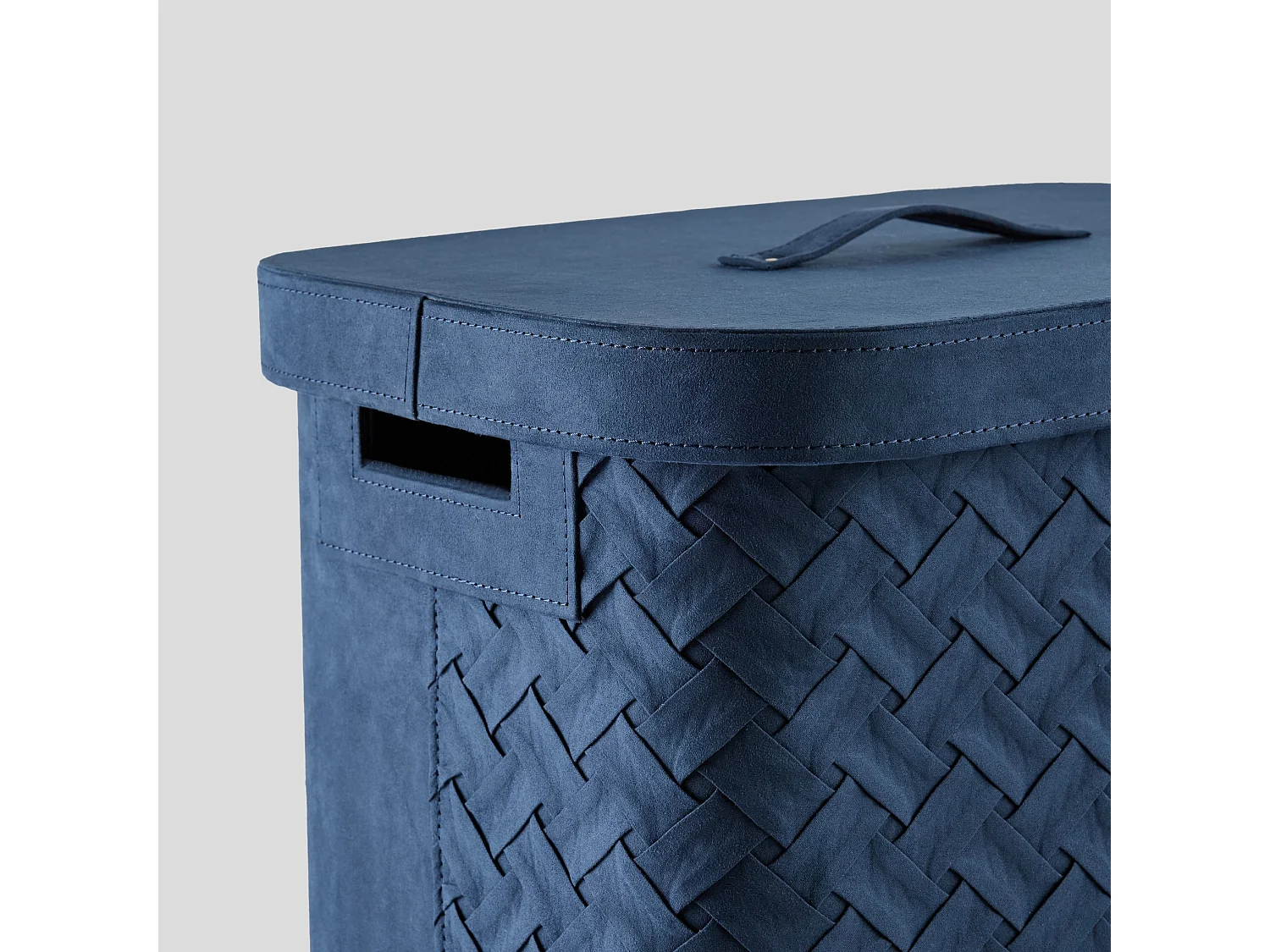 Wäschekorb Babtistin Dunkelblau 57 x 35 x 45