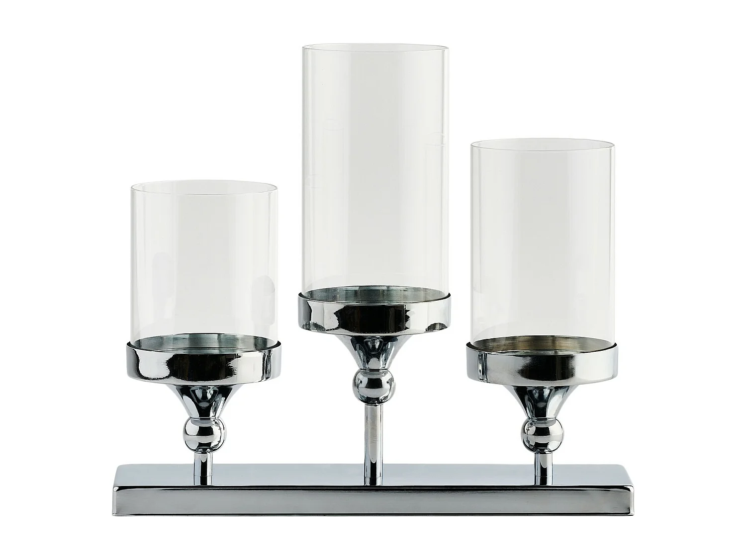 Kerzenständer Gustavo Mittelsilber 28 x 9 x 35