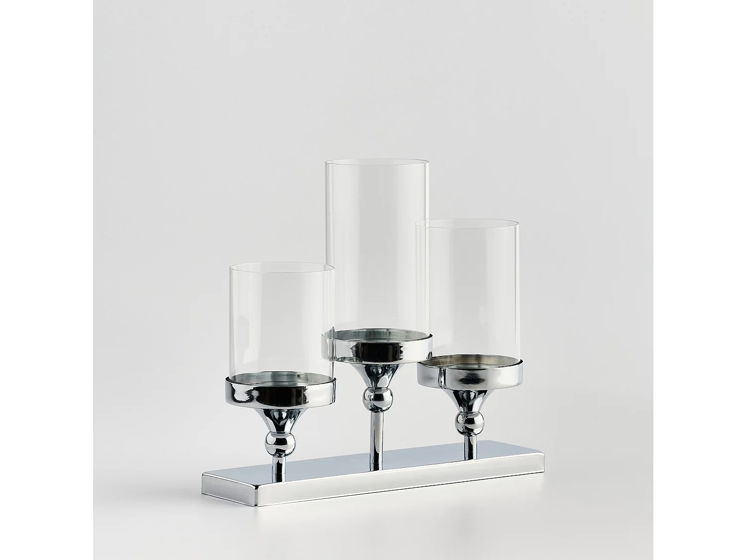 Kerzenständer Gustavo Mittelsilber 28 x 9 x 35