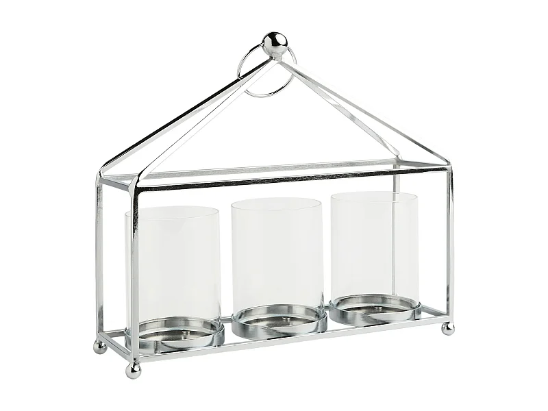 Kerzenständer Cassa Mittelsilber 26x28x8.5