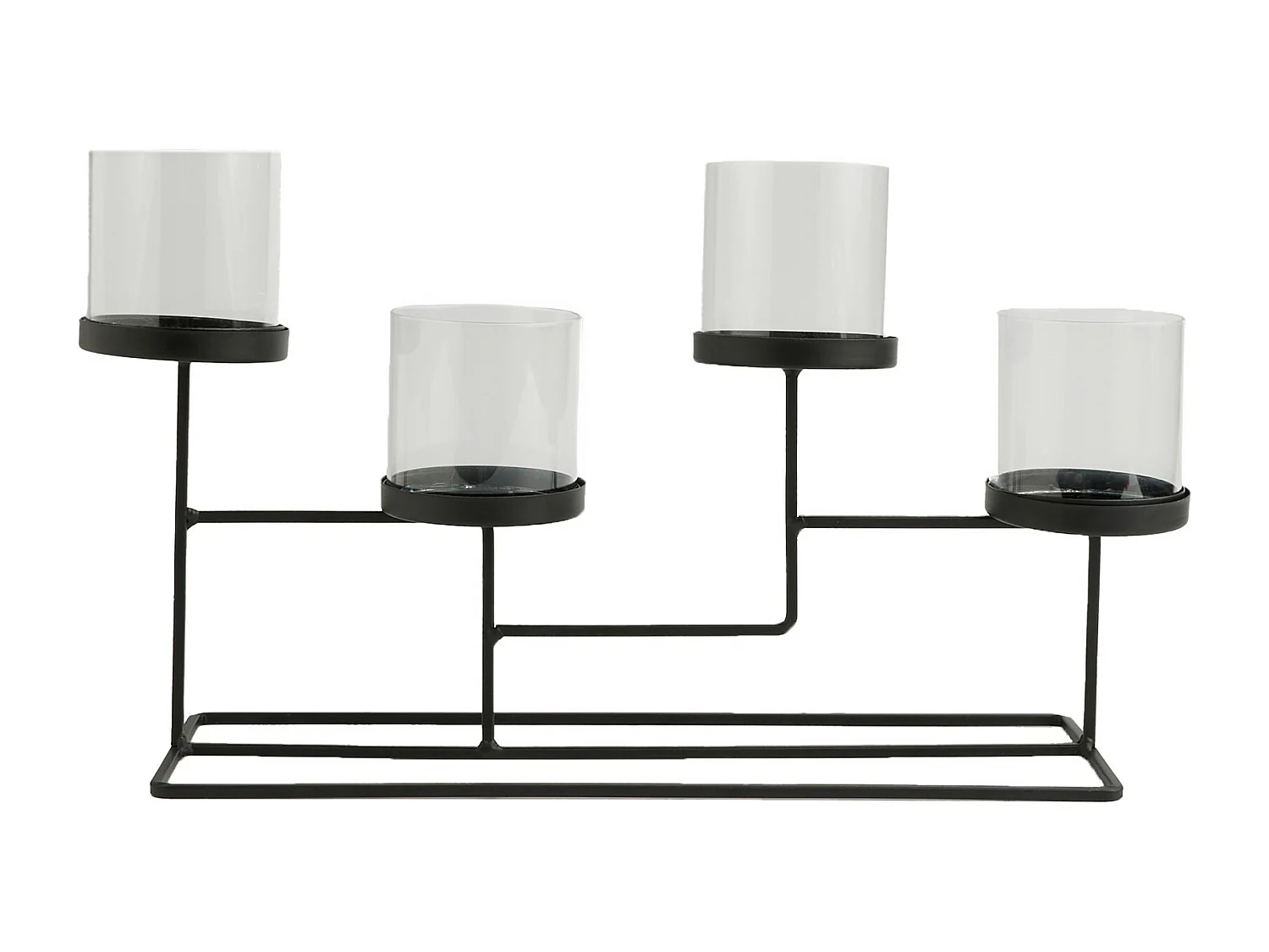 Kerzenständer Arczi mittelschwarz 24 x 45 x 13