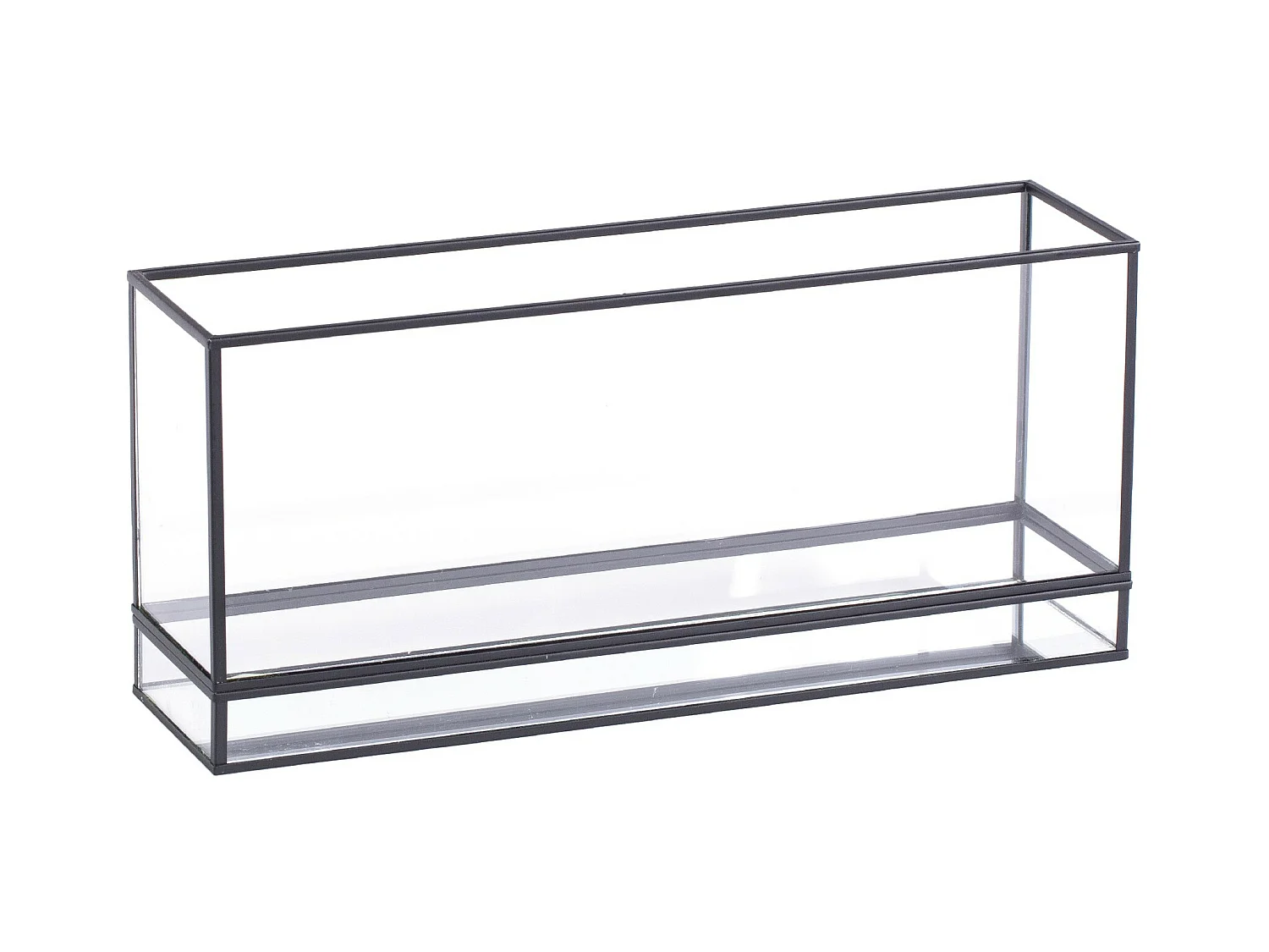Bougeoir Epochios noir moyen 16.5 x 36.5 x 9.5