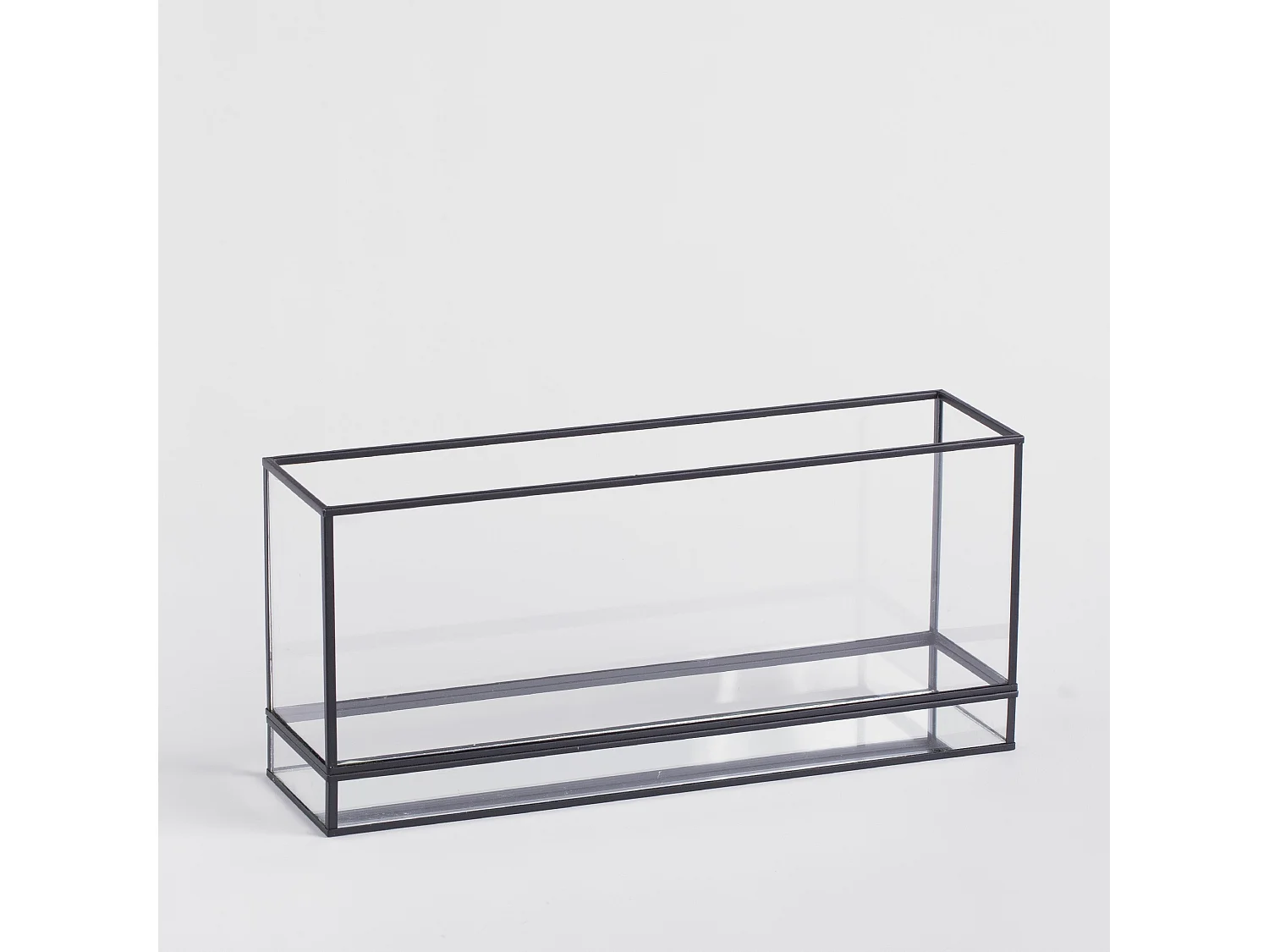 Bougeoir Epochios noir moyen 16.5 x 36.5 x 9.5