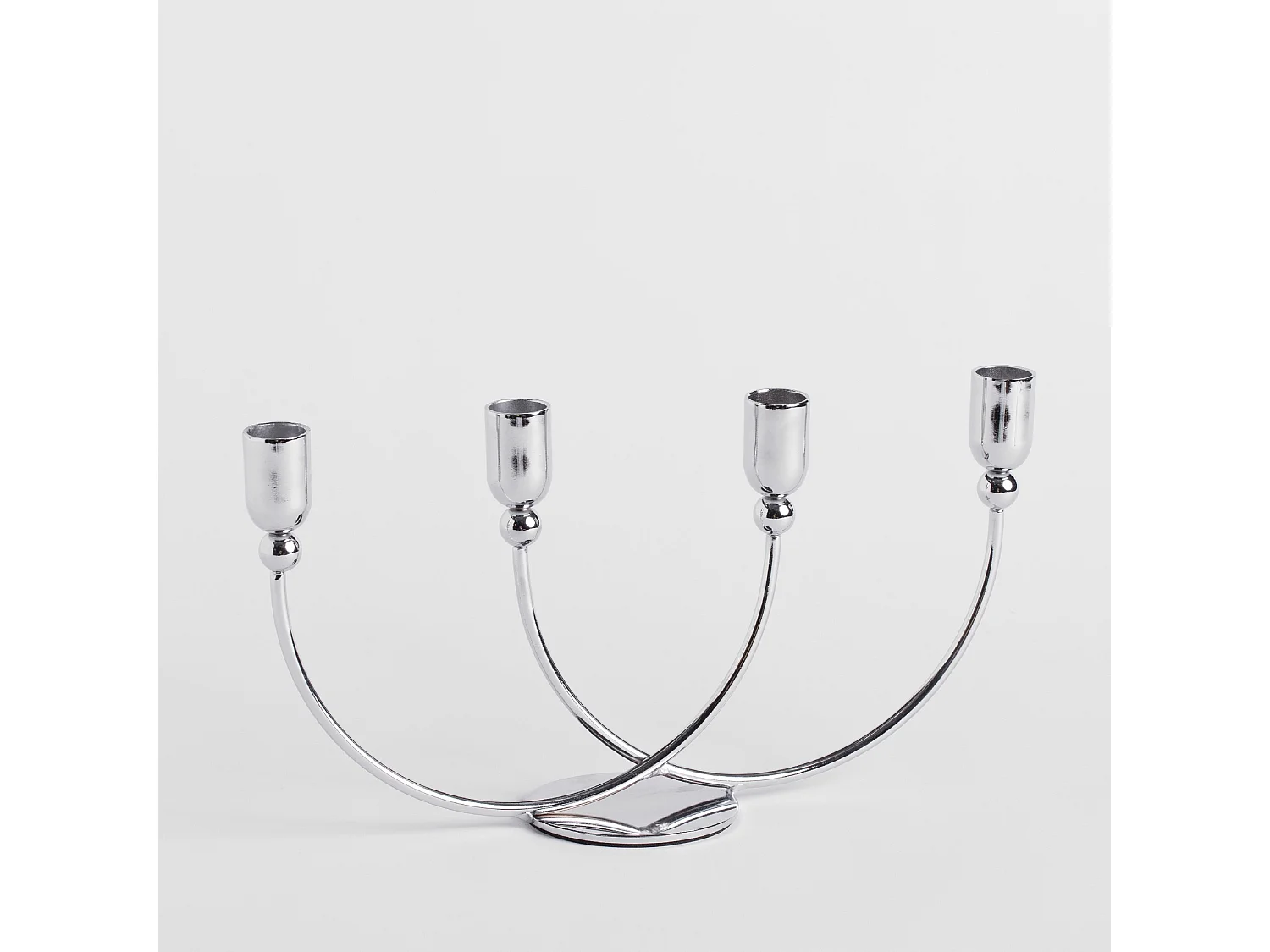 Bougeoir Conceptosi argent moyen 15.5 x 8 x 31