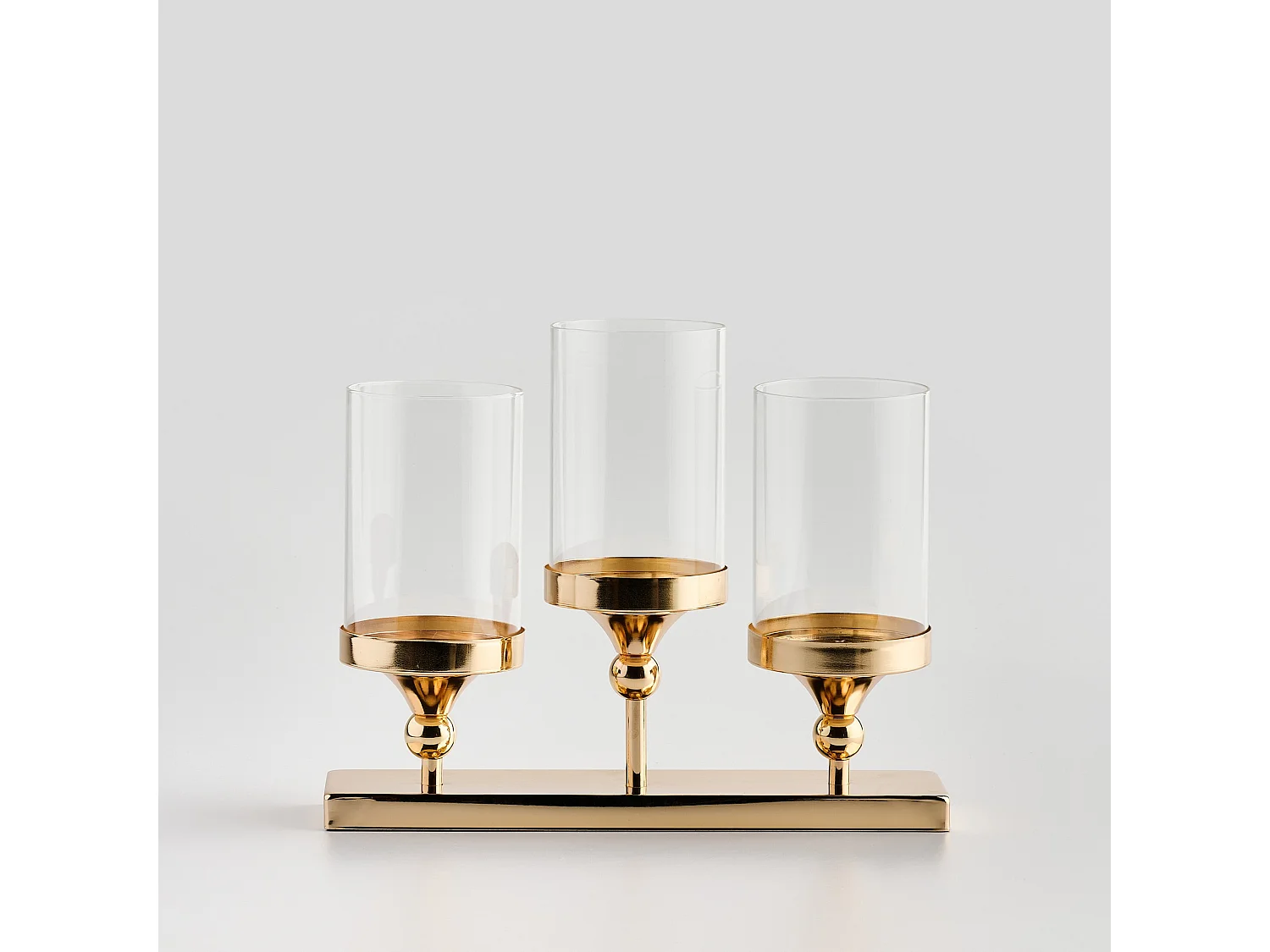 Kerzenständer Gustavo mittleres Gold 28x9x35